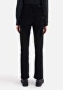 thumb-Afficher les détails de 900 Laris Pantalon Noir Full Length High Rise En Jean Regular Fit Femme