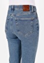 thumb-Afficher les détails de 703 Carla Pantalon Bleu   En  Slim Fit Femme