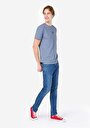 thumb-Afficher les détails de 044 Karl Pantalon Bleu   En  Straight Fit Homme