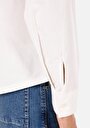thumb-Afficher les détails de Chemise À Manches Longues Blanc Boxy Fit Droit Double Face Homme