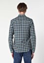 thumb-Afficher les détails de Chemise À Manches Longues Marine Slim Fit   Homme