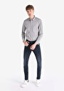 thumb-Afficher les détails de 044 Karl Pantalon Bleu Foncé   En  Straight Fit Homme