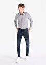 thumb-Afficher les détails de 044 Karl Pantalon Bleu Foncé   En  Straight Fit Homme