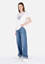 thumb-Afficher les détails de T-shirt À Manches Courtes Blanc Regular Fit Imprimé Femme
