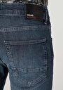 thumb-Afficher les détails de 044 Karl Pantalon Bleu Foncé   En  Straight Fit Homme