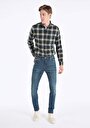 thumb-Afficher les détails de 044 Karl Pantalon Bleu   En  Straight Fit Homme
