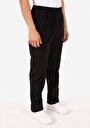 thumb-Afficher les détails de Pantalon Noir Wide Leg Medium Rise En Sergé Relaxed Fit Homme