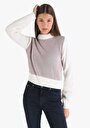 thumb-Afficher les détails de Pull Multicolou Slim Fit   Femme