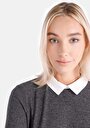 thumb-Afficher les détails de Robe Anthracite Regular Fit    Femme