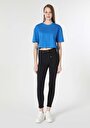 thumb-Afficher les détails de 759 Lara Pantalon Noir   En  Skinny Fit Femme