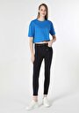 thumb-Afficher les détails de 759 Lara Pantalon Noir   En  Skinny Fit Femme