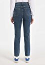 thumb-Afficher les détails de 703 Carla Pantalon Bleu   En  Slim Fit Femme
