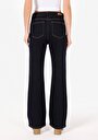 thumb-Afficher les détails de 791 Monica Pantalon Bleu   En  Regular Fit Femme