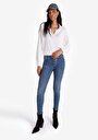 thumb-Afficher les détails de 759 Lara Pantalon Bleu   En  Skinny Fit Femme