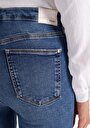thumb-Afficher les détails de 759 Lara Pantalon Bleu   En  Skinny Fit Femme