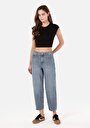 thumb-Afficher les détails de 850 Jenny Pantalon Bleu   En  Balloon Fit Femme