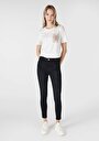 thumb-Afficher les détails de 759 Lara Pantalon Noir   En  Skinny Fit Femme