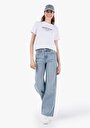 thumb-Afficher les détails de 970 Berry Pantalon  Wide Leg High Rise En  Regular Fit Femme