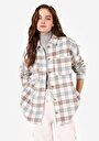 thumb-Afficher les détails de Chemise À Manches Longues  Regular Fit Plaid  Femme