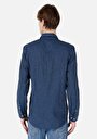thumb-Afficher les détails de Chemise À Manches Longues Marine Comfort Fit   Homme