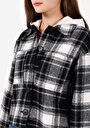 thumb-Afficher les détails de Chemise À Manches Longues Noir Regular Fit Plaid Polyester Femme