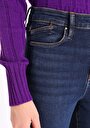 thumb-Afficher les détails de 760 Diana Pantalon Bleu Foncé   En  Skinny Fit Femme