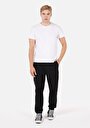 thumb-Afficher les détails de Pantalon Noir Straight Leg Medium Rise En Sergé Regular Fit Homme