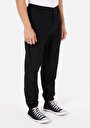 thumb-Afficher les détails de Pantalon Noir Straight Leg Medium Rise En Sergé Regular Fit Homme
