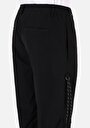 thumb-Afficher les détails de Pantalon Noir Straight Leg Medium Rise En Sergé Regular Fit Homme