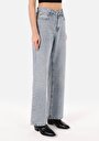 thumb-Afficher les détails de 970 Berry Pantalon Bleu   En  Regular Fit Femme