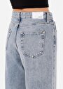 thumb-Afficher les détails de 970 Berry Pantalon Bleu   En  Regular Fit Femme