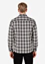 thumb-Afficher les détails de Chemise À Manches Longues Noir Regular Fit Plaid Ratière Homme