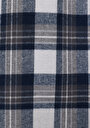 thumb-Afficher les détails de Chemise À Manches Longues Bleu Regular Fit Plaid Sergé Femme