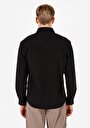 thumb-Afficher les détails de Chemise À Manches Longues Noir Regular Fit Droit Ratière Homme