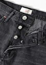 thumb-Afficher les détails de 046 Marco Pantalon Noir   En  Loose Straight Fit Homme