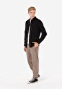 thumb-Afficher les détails de Chemise À Manches Longues Noir Regular Fit Droit Ratière Homme