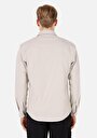 thumb-Afficher les détails de Chemise À Manches Longues Blanc Regular Fit Droit Ratière Homme