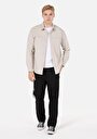 thumb-Afficher les détails de Chemise À Manches Longues Blanc Regular Fit Droit Ratière Homme
