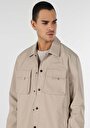 thumb-Afficher les détails de Veste Beige Regular Fit    Homme