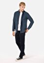 thumb-Afficher les détails de Chemise À Manches Longues Vert Regular Fit Plaid Sergé Homme