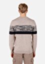 thumb-Afficher les détails de Pull Beige Regular Fit Manches Longues  Homme