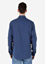 thumb-Afficher les détails de Chemise À Manches Longues Bleu Regular Fit   Homme