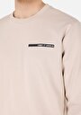 thumb-Afficher les détails de T-shirt À Manches Longues Beige Regular Fit  Homme