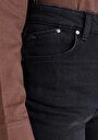 thumb-Afficher les détails de 884 Lauren Pantalon Noir   En  Straight Fit Femme