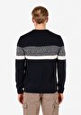 thumb-Afficher les détails de Pull Marine Regular Fit Manches Longues  Homme
