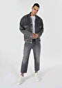 thumb-Afficher les détails de Veste De Blazer Gris Oversize Fit   Homme