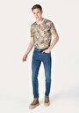 thumb-Afficher les détails de 044 Karl Pantalon Bleu   En  Straight Fit Homme