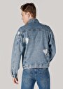 thumb-Afficher les détails de Veste De Blazer Bleu Oversize Fit   Homme
