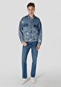thumb-Afficher les détails de Veste De Blazer Bleu Oversize Fit   Homme