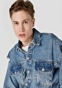 thumb-Afficher les détails de Veste De Blazer Bleu Oversize Fit   Homme